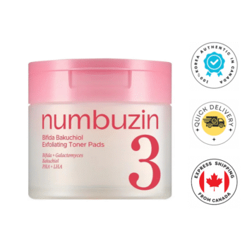 Numbuzin No.3 Bifida Bakuchiol Exfoliating Toner Pads 70Pcs