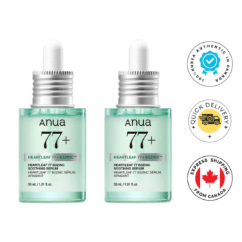 Anua Heartleaf 77 + B3ZINC Soothing Serum 30ml 2Pcs