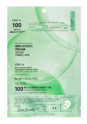 VT COSMETICS RETI-A REEDLE SHOT 100 2STEP HYDROGEL MASK 1PC
