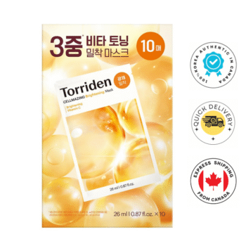 Torriden Cellmazing Vita C Brightening Mask 10Pcs
