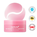 Medicube Pdrn Pink Caffeine Collagen Eye Patch 60Pcs