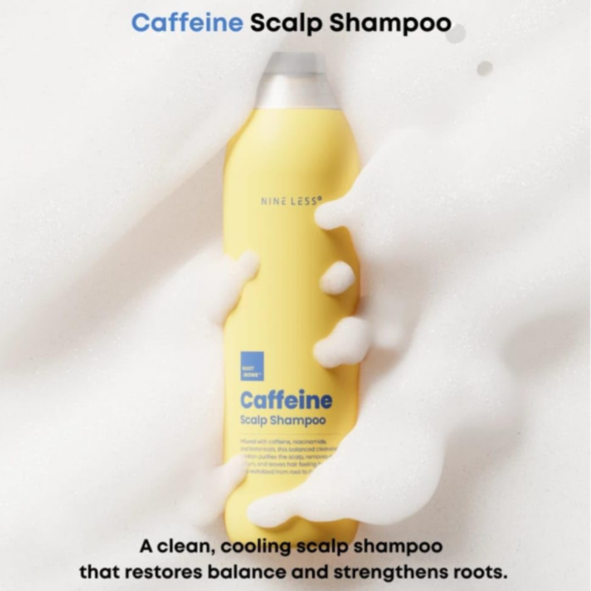 NINE LESS Root-Biome Caffeine Scalp Shampoo - Korean shop