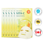 GOODAL Green Tangerine Vita C Dark Spot Care Serum Mask Alpha 6Pcs