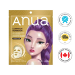 ANUA Kpop Demon Hunters Golden Pattern Ceramide Barrier Collagen Mask 1Pc