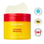 Eqqualberry Vitamin Illuminating Toner Pads 70Pcs