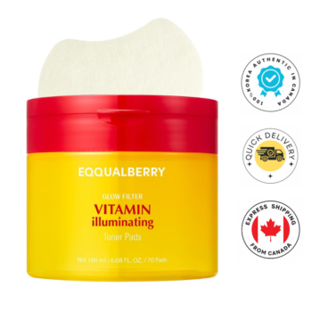 Eqqualberry Vitamin Illuminating Toner Pads 70Pcs