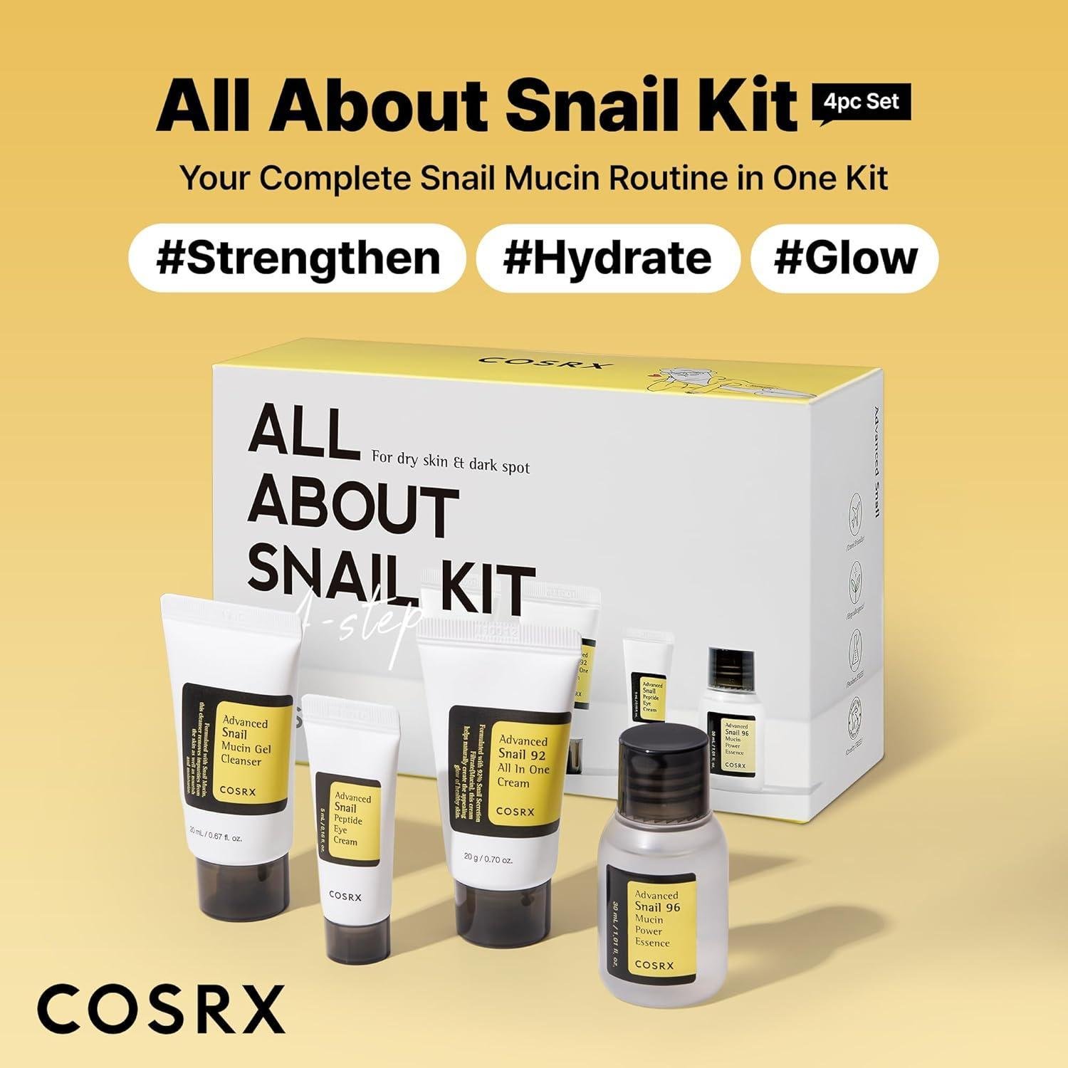 Cosrx - All About Snail Trial Kit - Korean shop