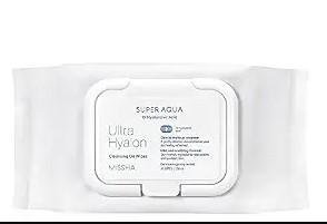 Missha Super Aqua Ultra Hyalron Cleansing Oil wipes 30 sheets