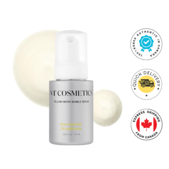 VT COSMETICS NIACINAMIDE GLUTATHIONE YELLOW MICRO BUBBLE SERUM 70ml