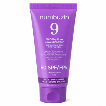 Numbuzin 9 NAD Peptide Glow Sunscreen SPF50+ 50g DIN-02565048
