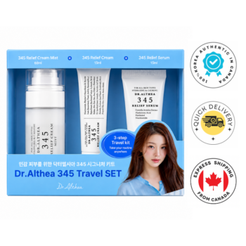 Dr.Althea 345 Travel Set (Mist 60Ml+Serum 15Ml+Cream 15Ml)