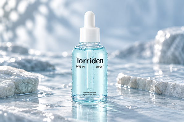 Torriden serum in a winter hydration routine for oily skin
